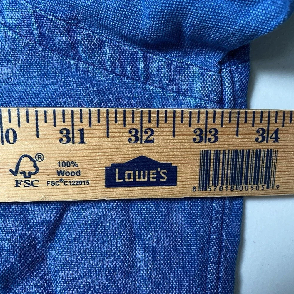 Ralph Lauren Shirt 4XB S/S Button Down Midweight Cotton Blue